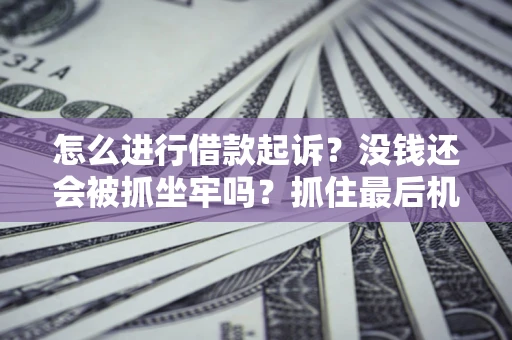北京怎么进行借款起诉？没钱还会被抓坐牢吗？抓住最后机会！