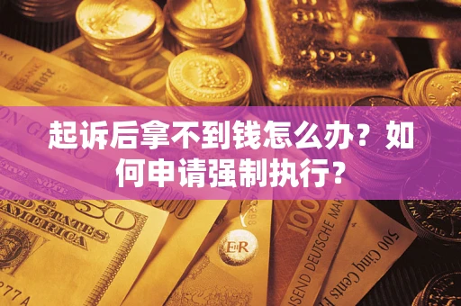 北京起诉后拿不到钱怎么办？如何申请强制执行？