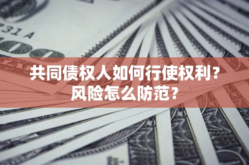 北京共同债权人如何行使权利？风险怎么防范？