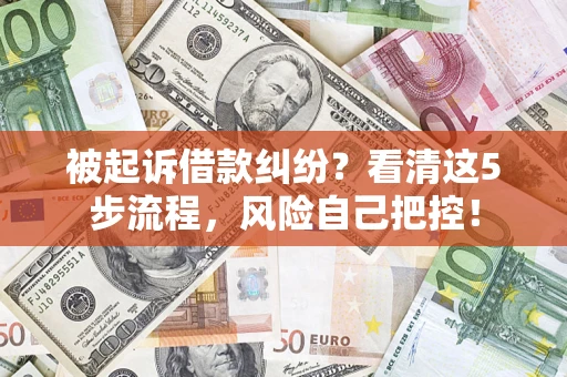 北京被起诉借款纠纷？看清这5步流程，风险自己把控！