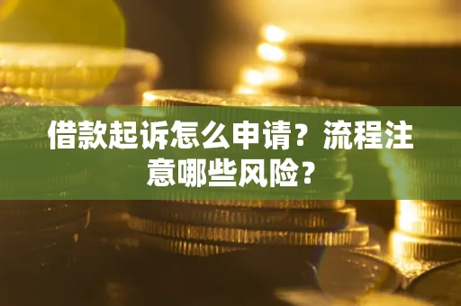北京借款起诉怎么申请？流程注意哪些风险？