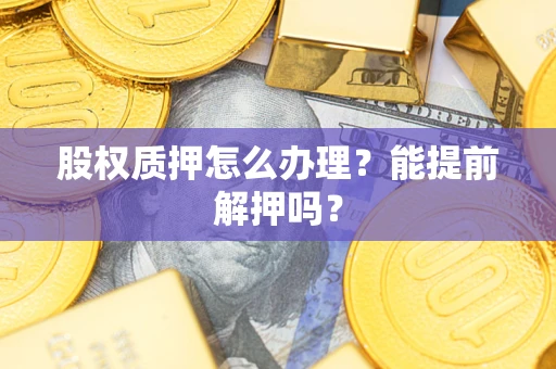 北京股权质押怎么办理？能提前解押吗？